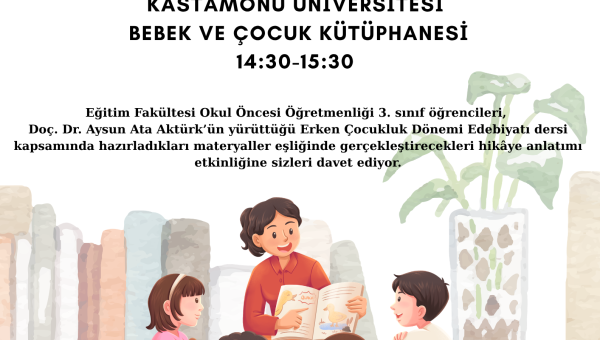Bebek ve Çocuk Kütüphanemizde Hikâye Atölyesi