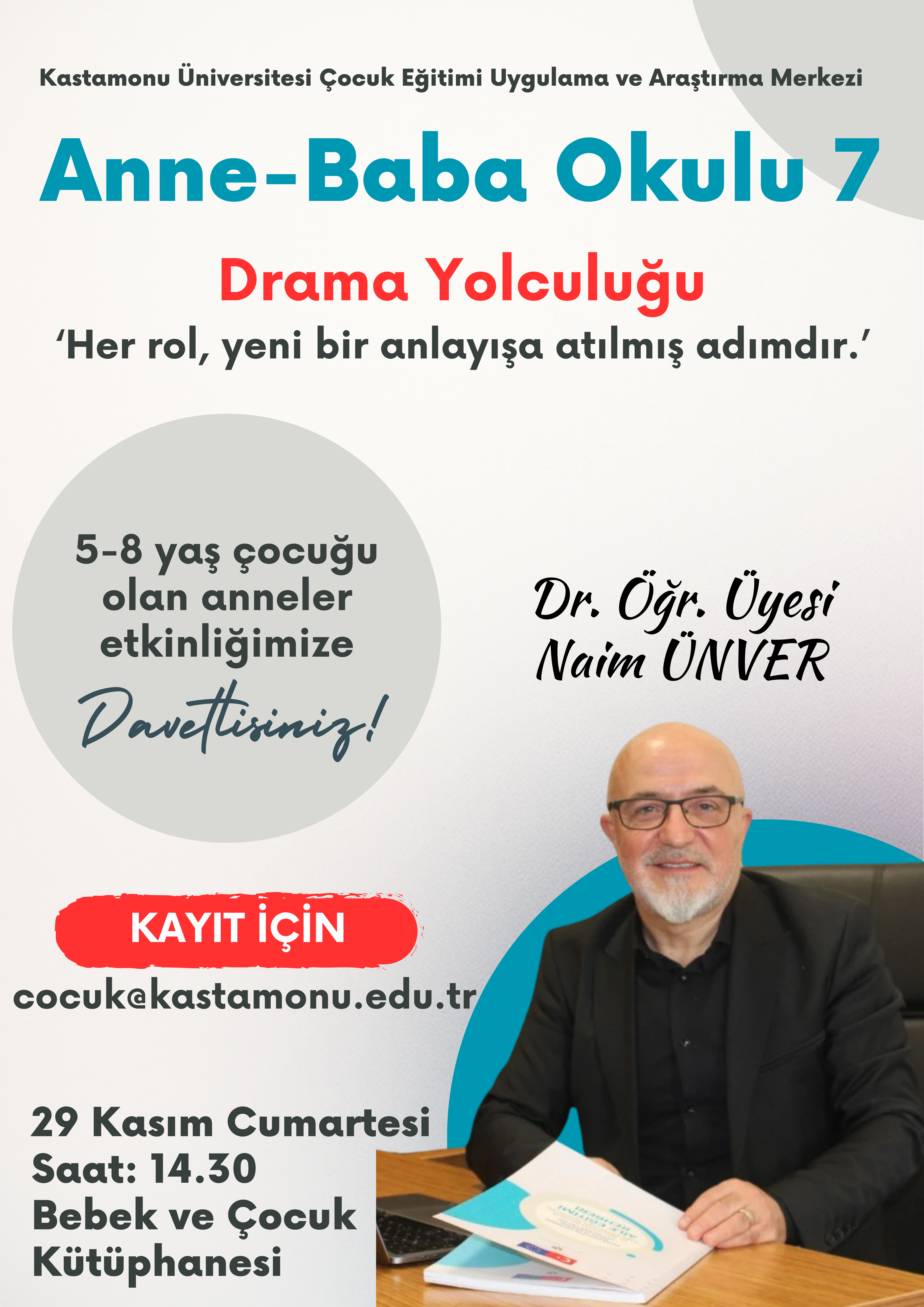 Anne-Baba Okulu 7'de Annelerle Birlikte Drama Yolculuğuna Çıkıyoruz